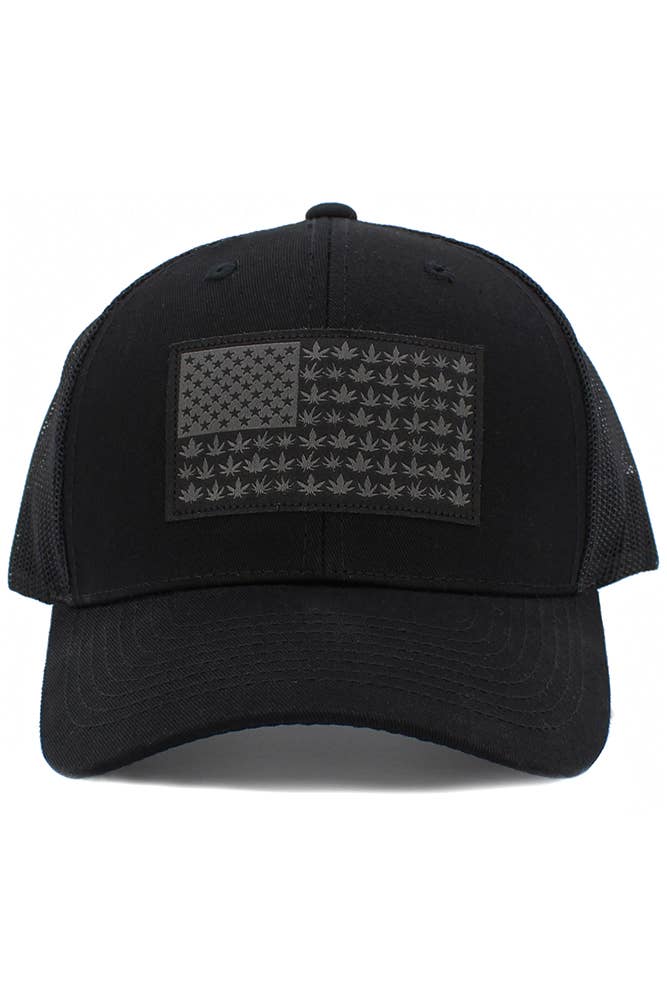 FLAG Patch Mesh Back American Flag Baseball Cap