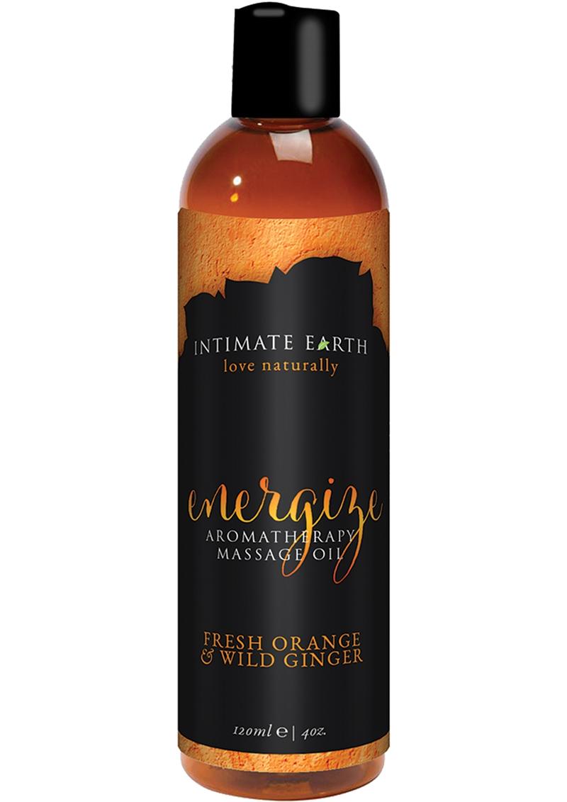 Energize Aromatherapy Massage Oil Fresh Orange & Wild Ginger