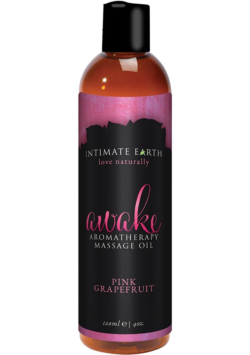 Awake Aromatherapy Massage Oil Pink Grapefruit 4oz