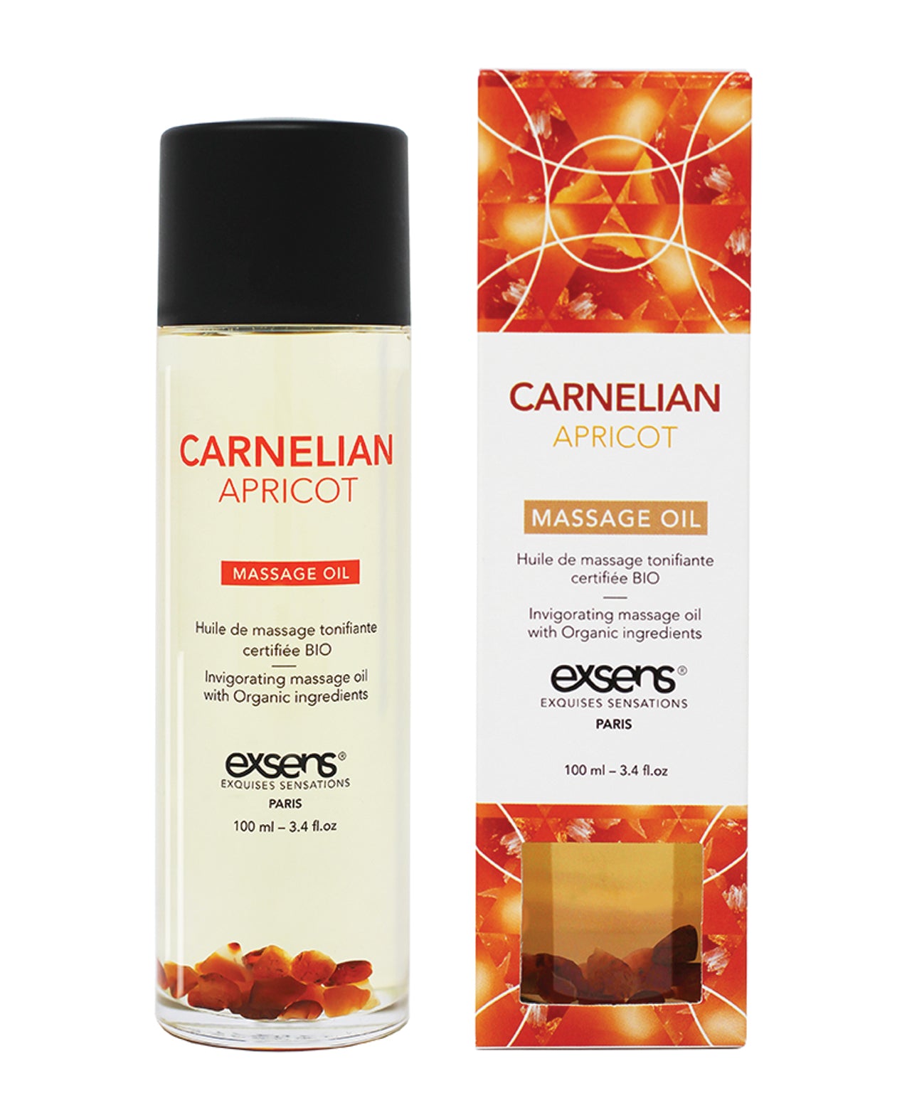 Organic Massage Oil w/Stones