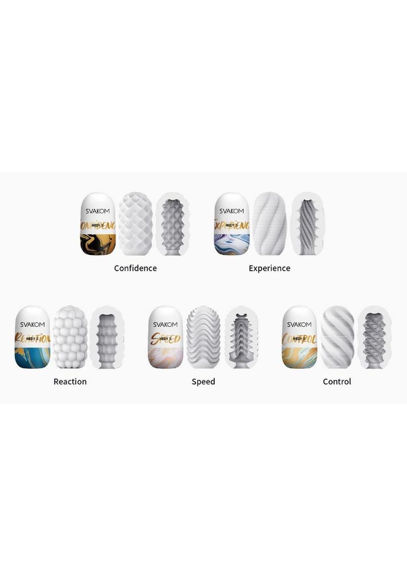 Hedy X-Mix Stroking Sleeve Set (5 Piece)