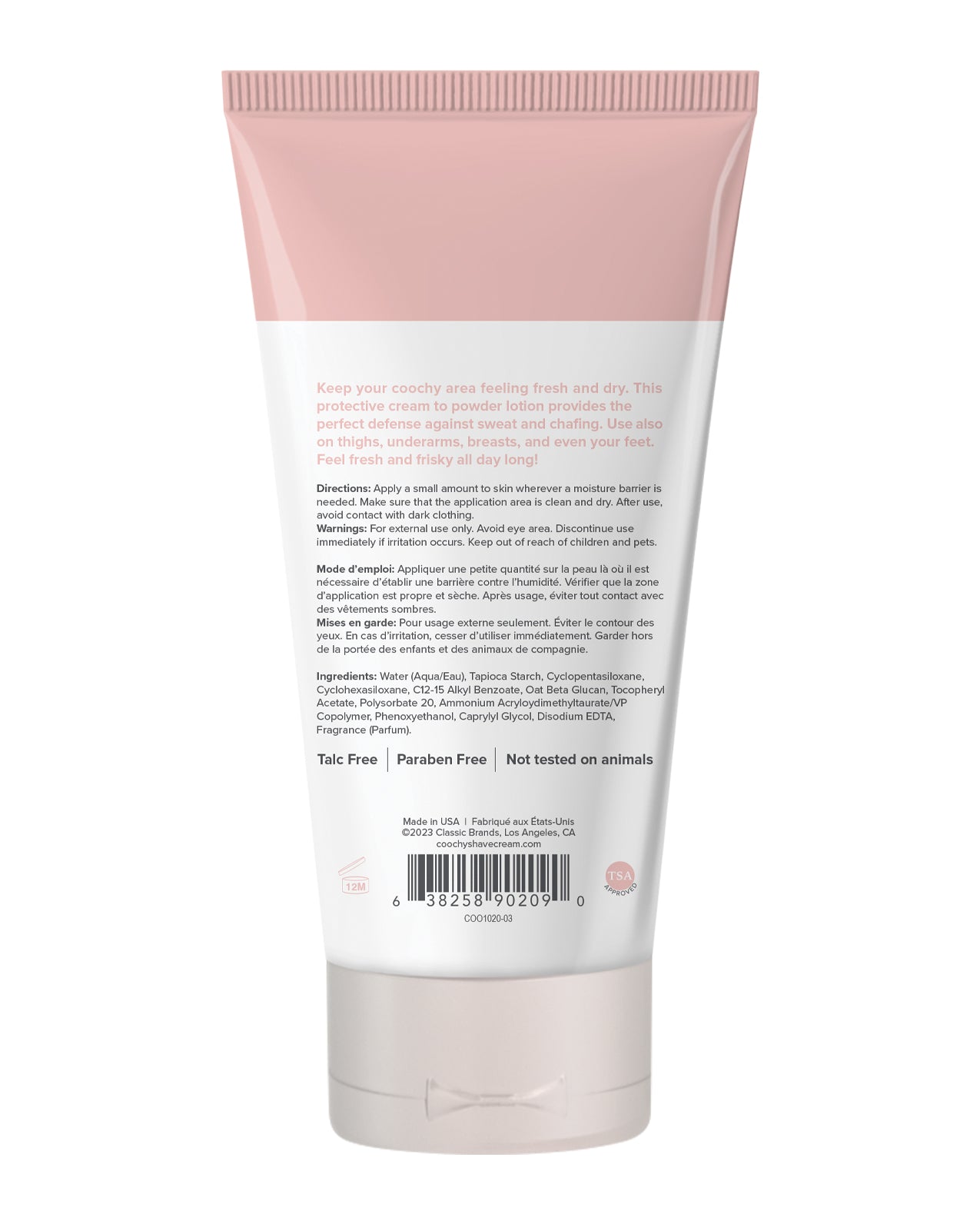 Sweat Defense Protection Lotion - 3.4 oz Peony Prowess (AKA Chafe Escape)