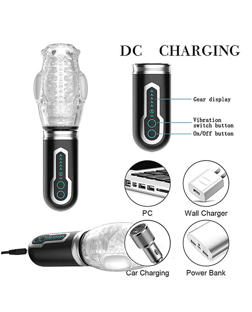 The Male Rose 3 Thrusting, Rotating & Vibrating Oral Sex Masturbator