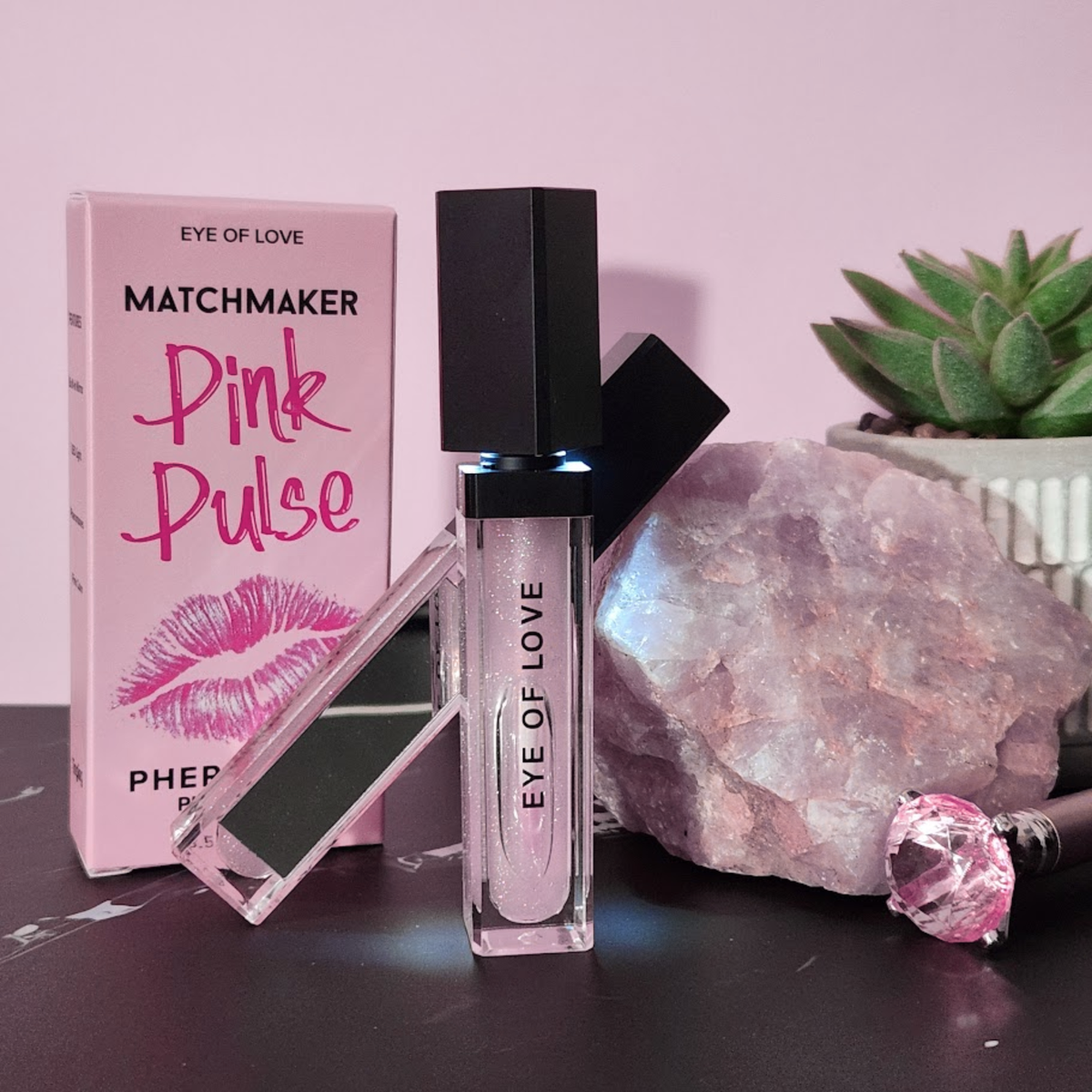 Pheromone Lip Gloss - Pink Pulse