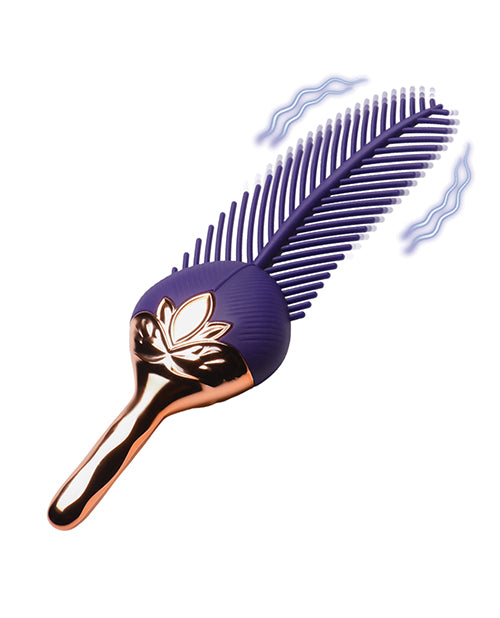 The Tickler Vibrating Silicone Feather Tickler