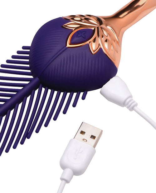 The Tickler Vibrating Silicone Feather Tickler
