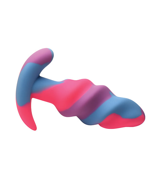 Unicorn Swirl Silicone Butt Plug