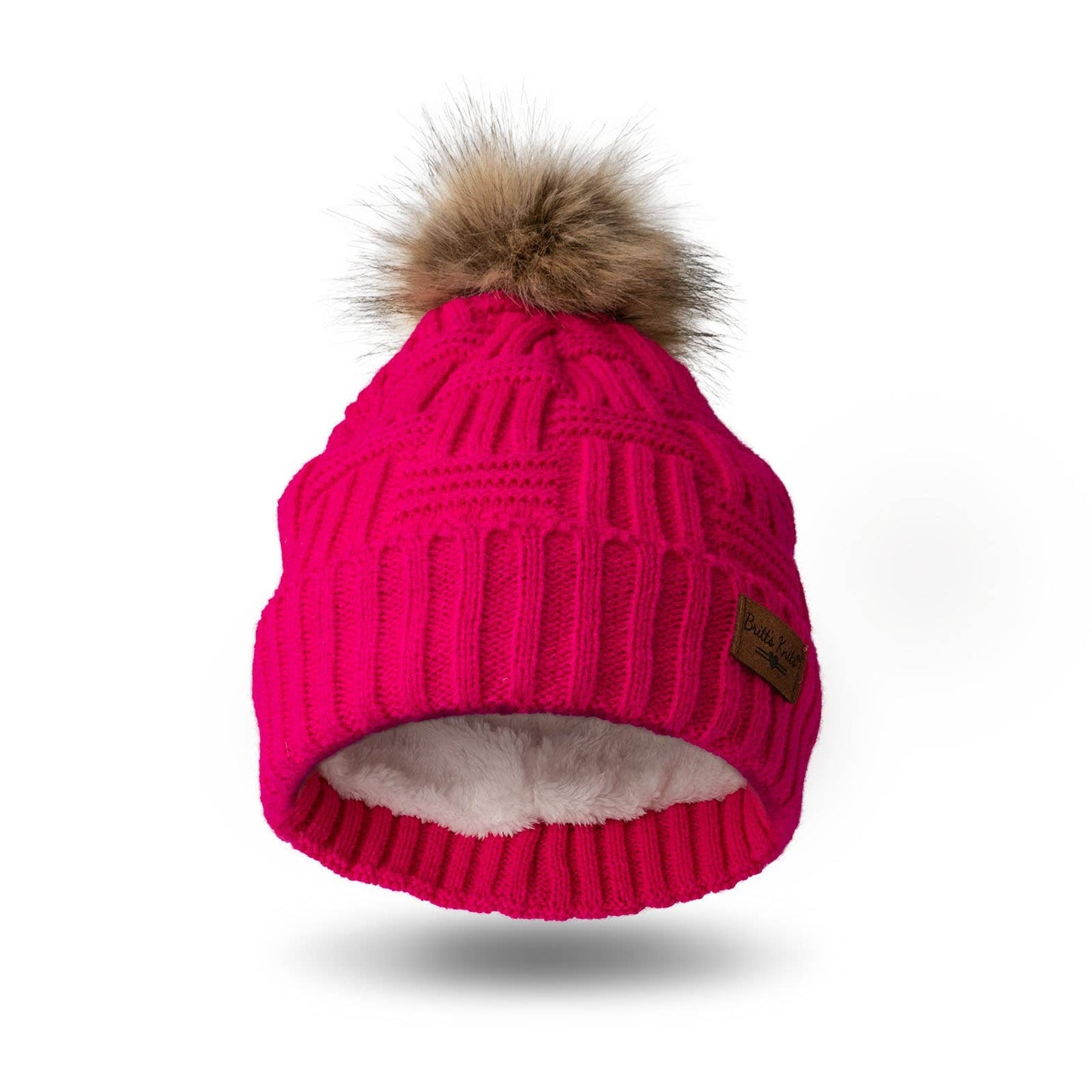 Britt's Knits Plush Lined Knit Pom Hat 2.0 Open Stock