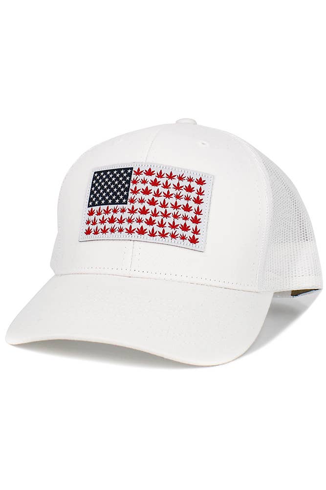 FLAG Patch Mesh Back American Flag Baseball Cap