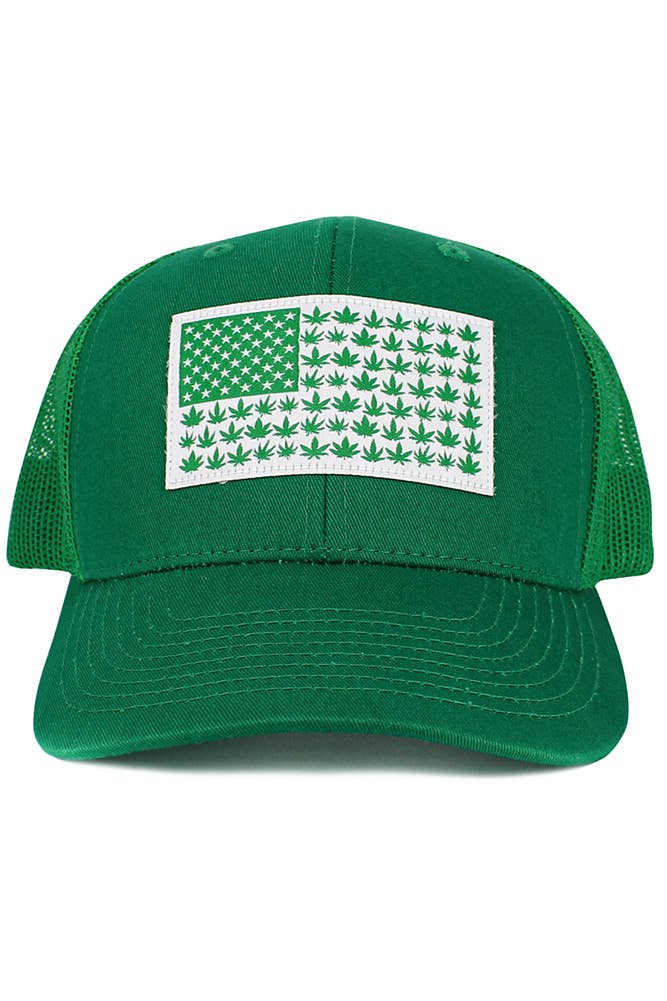 FLAG Patch Mesh Back American Flag Baseball Cap