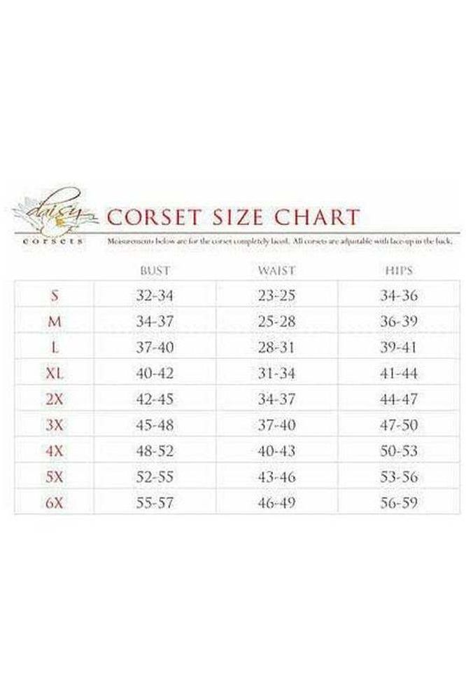 Lavish Celestial Underwire Bustier Top w/Removable Ruffle Sleeves - Daisy Corsets