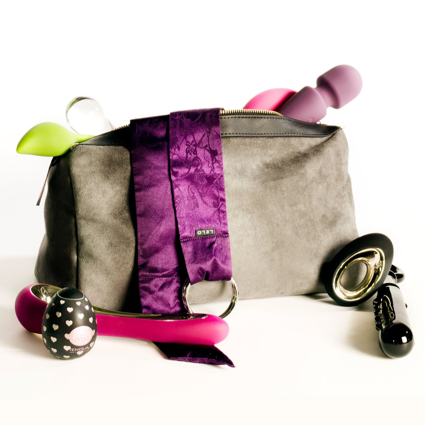 Tallulah Locking Toy Bag, Intimacy Products by Liberator - shown in product photo