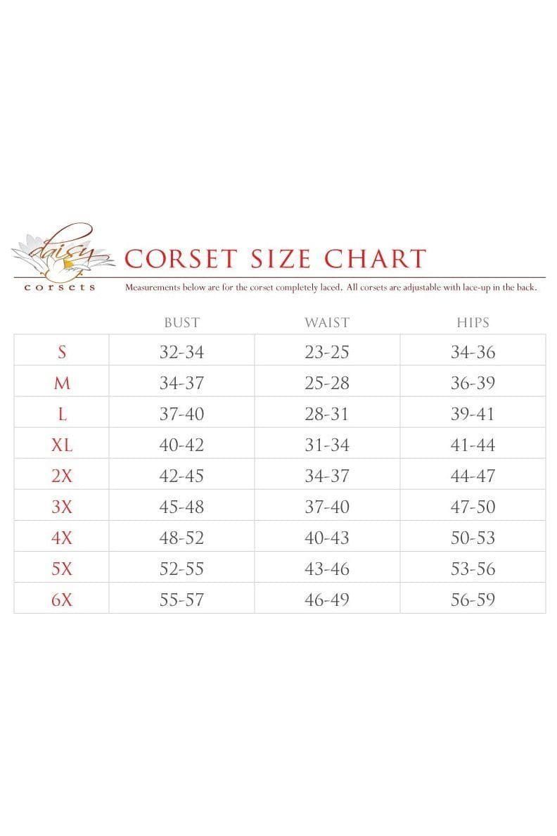 Top Drawer 3 PC Golden Angel Corset Costume - Daisy Corsets