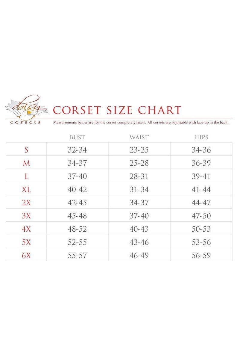 Top Drawer 4 PC Black/Grey Striped Premium Pirate Corset Costume - Daisy Corsets