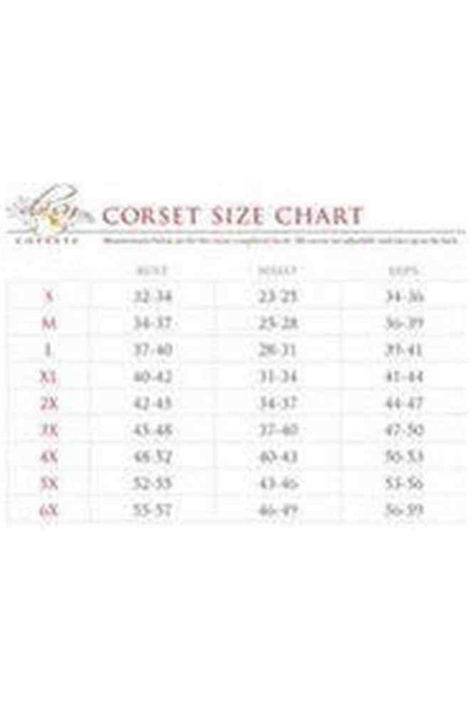 Top Drawer Purple Metallic Steel Boned Mini Cincher - Daisy Corsets