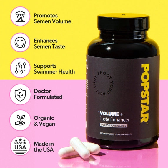 Popstar Volume + Taste Enhancer Daily Supplement For Men
