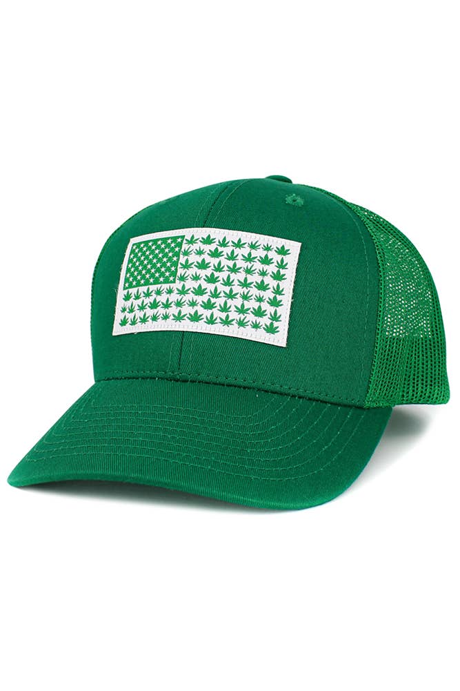 FLAG Patch Mesh Back American Flag Baseball Cap