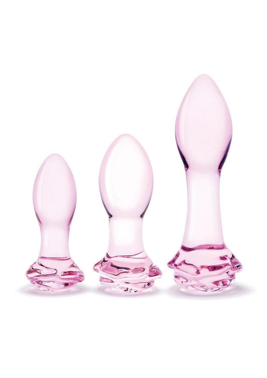Rosebud Butt Plug Set
