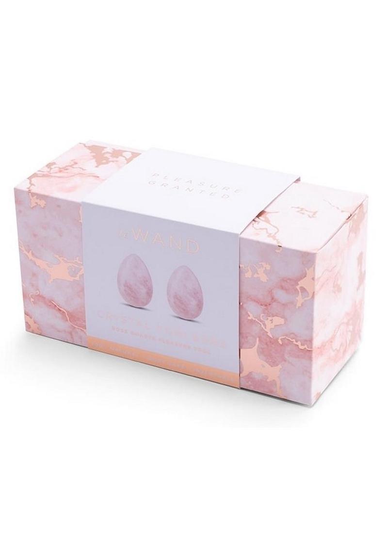 Le Wand Crystal Yoni Eggs Silicone Kegal Balls- While supplies last!