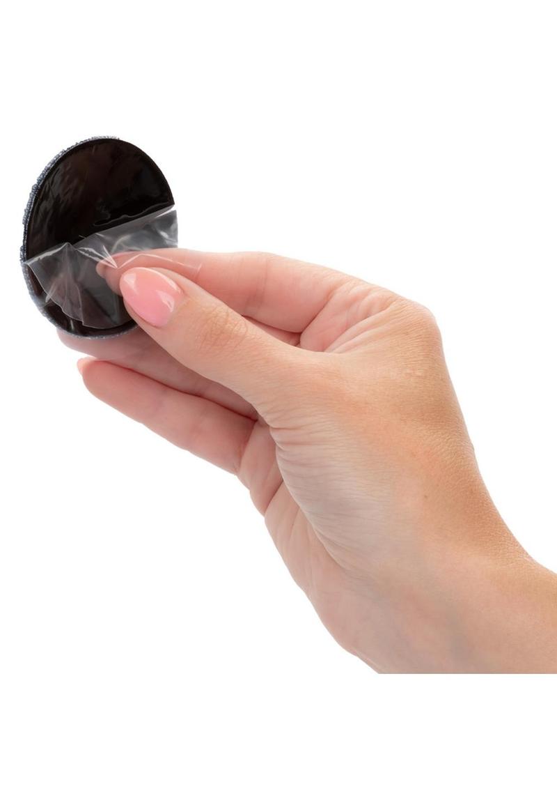 Ride 'em Premium Denim Collection Round Pasties - Blue