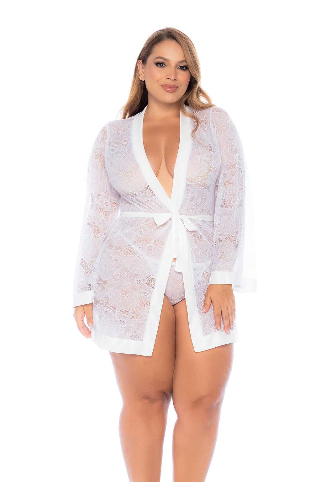 Lace and Serenity Robe Plus