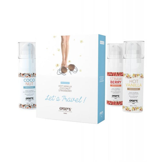 Let's Travel Massage Oil Set