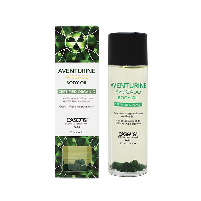 Organic Massage Oil w/Stones