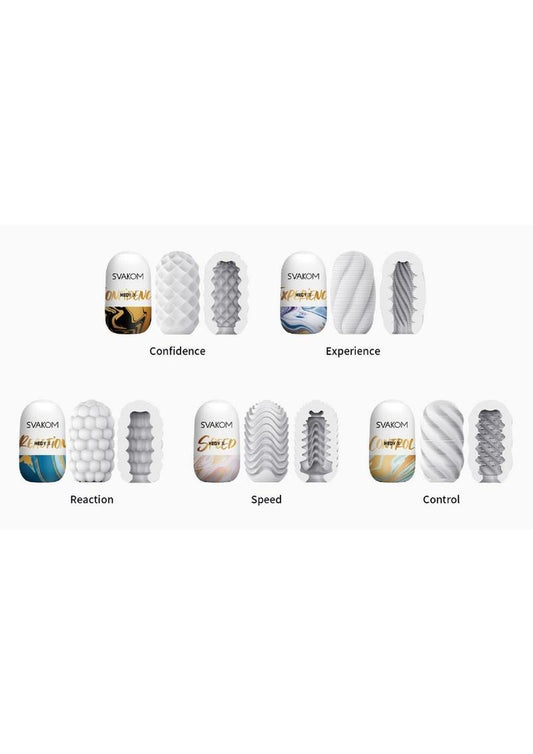 Hedy X-Mix Stroking Sleeve Set (5 Piece)