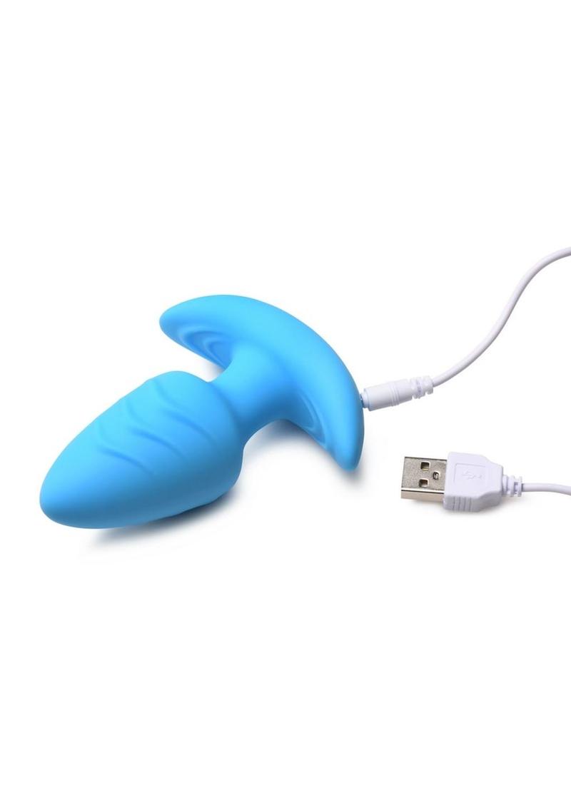 Bang! Rotating Vibrating Rechargeable Silicone Butt Plug with Remote Control