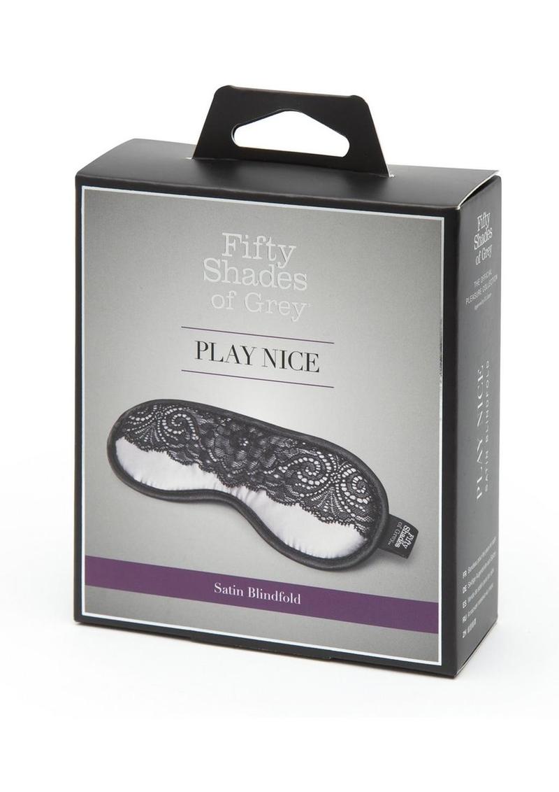Fifty Shades of Grey Play Nice Satin & Lace Blindfold