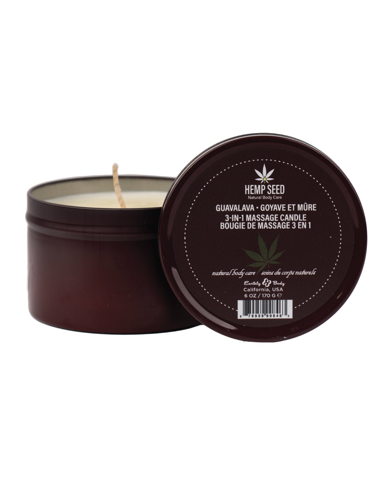 Earthly Body Suntouched Hemp Candle - 6 oz