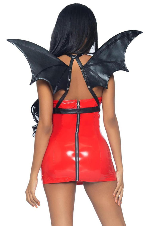 Bat Wing Body Harness Faux Leather