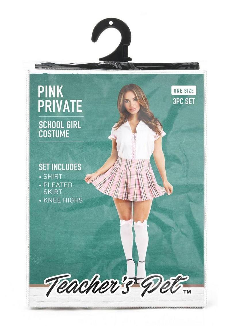 Teacher's Pet Private Schoolgirl Costume (3 Piece)
