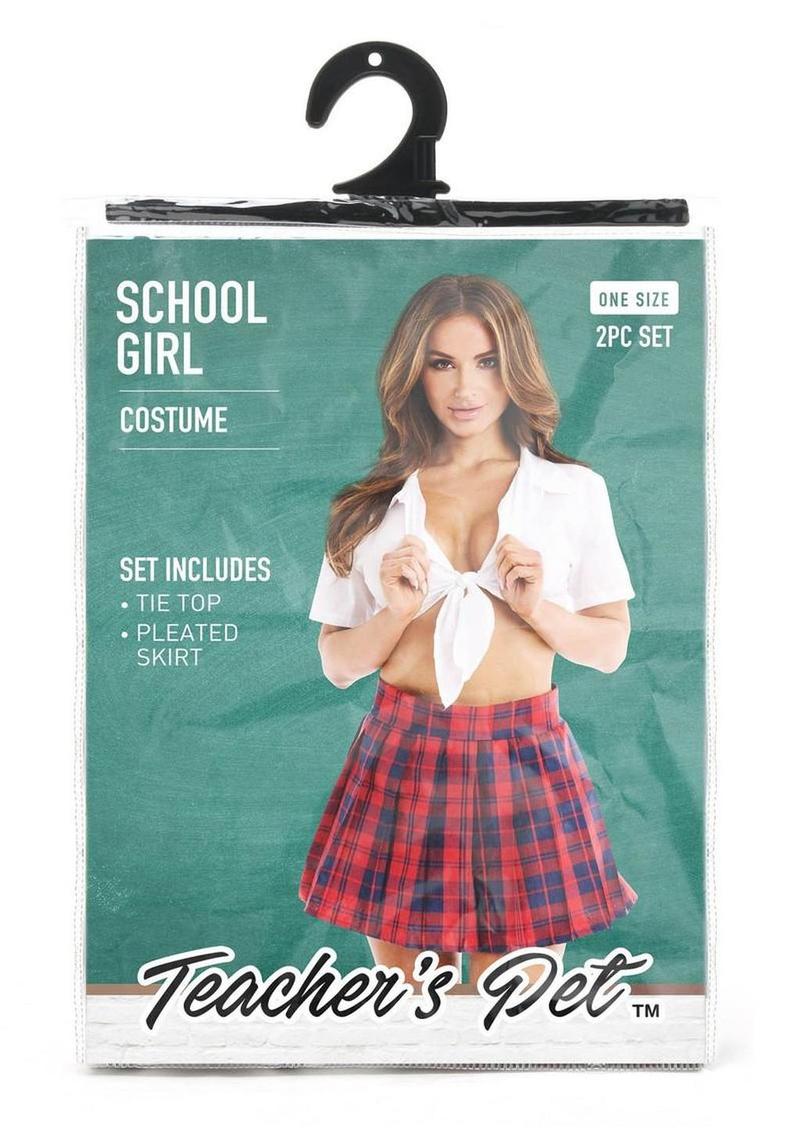 Teacher's Pet Schoolgirl Costume (2 Piece)