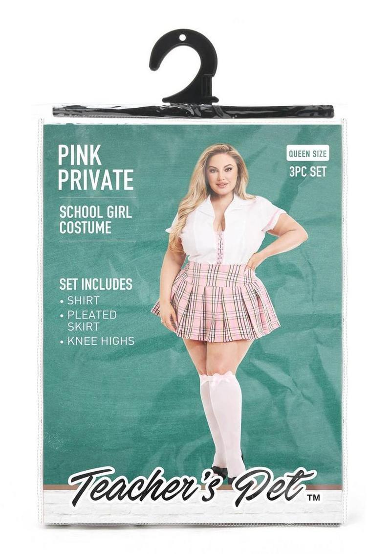Teacher's Pet Private Schoolgirl Costume (3 Piece)