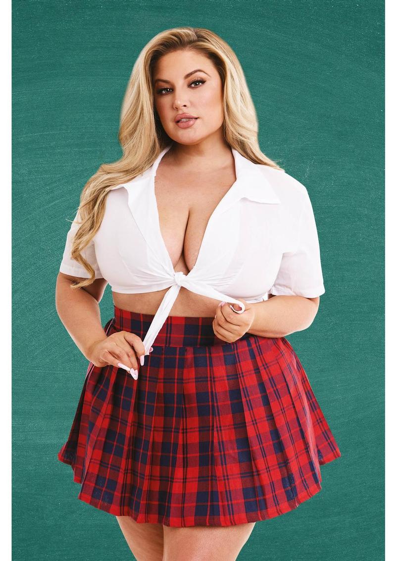 Teacher's Pet Schoolgirl Costume (2 Piece)