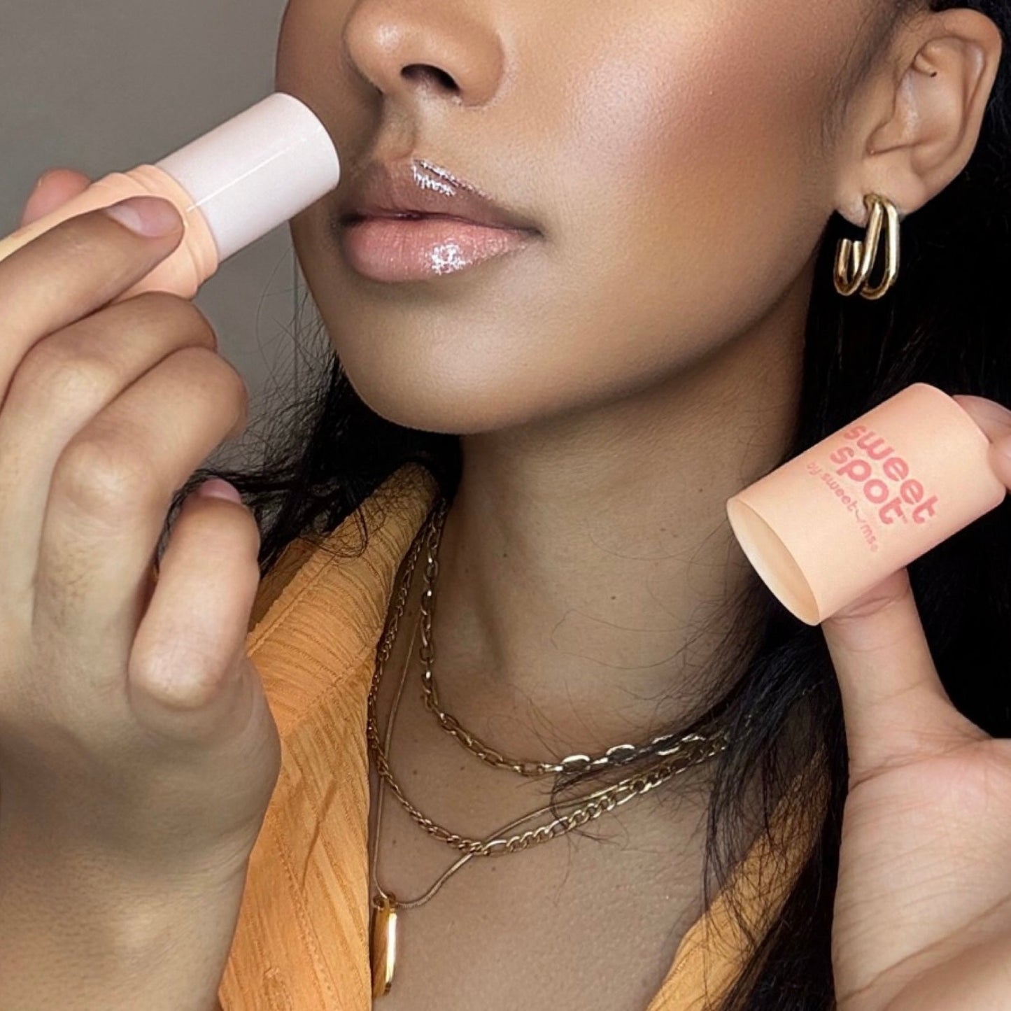 Juicy Peach Flavored Solid Fragrance Stick