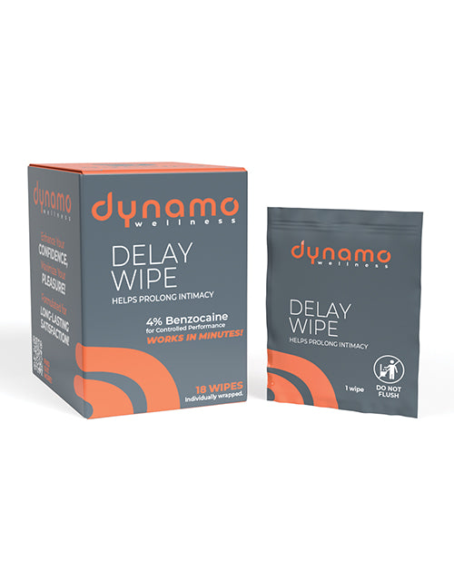 Dynamo Wellness Delay Wipe 4%