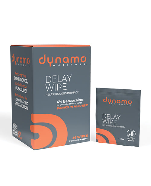Dynamo Wellness Delay Wipe 4%