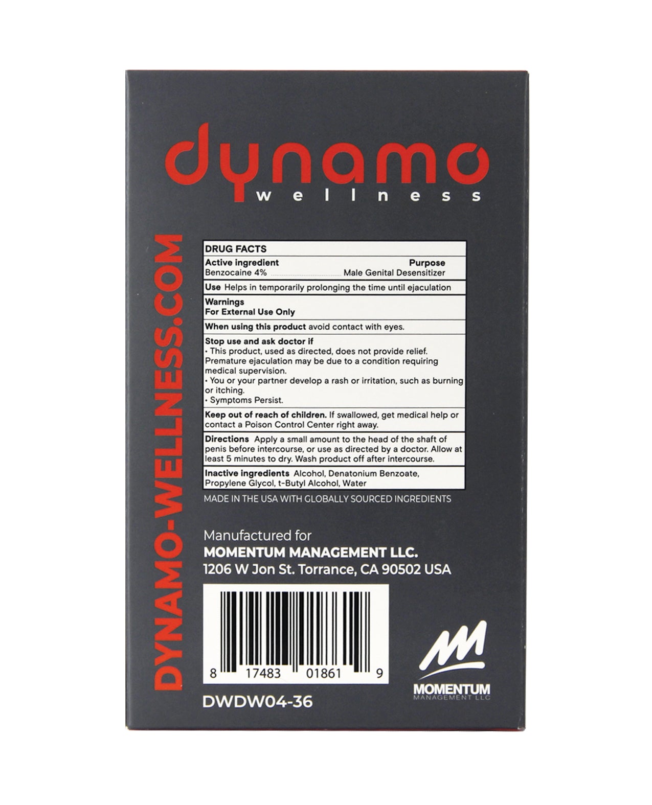 Dynamo Wellness Delay Wipe 4%