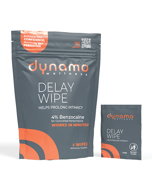 Dynamo Wellness Delay Wipe 4%