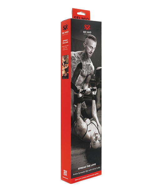 Spread the Love Ankle Spreader Bar w/Wrist Cuffs