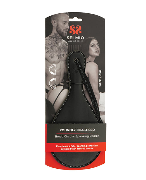 Roundly Chastised Broad Circular Spanking Paddle