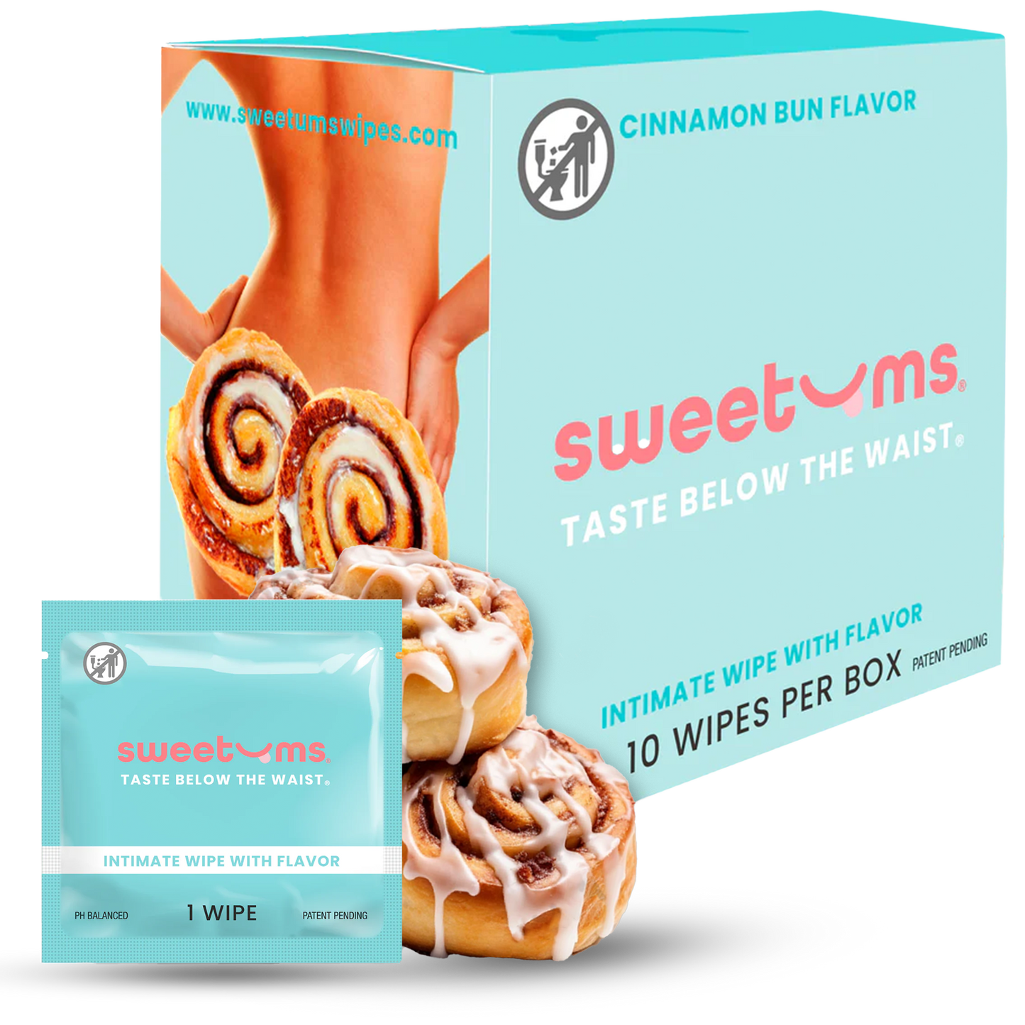 Cinnamon Bun Flavored Intimate Wipes