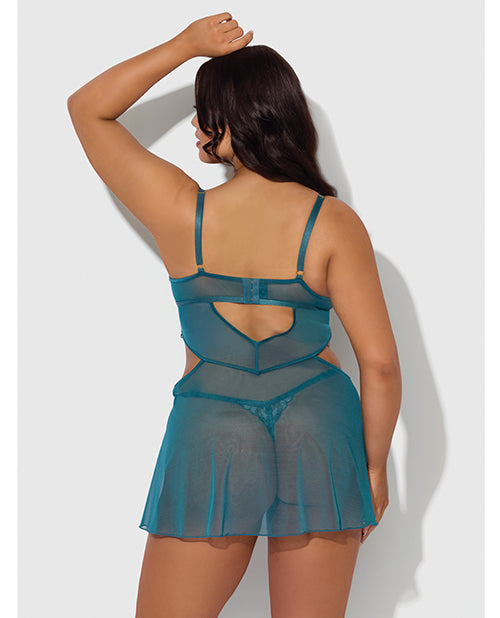 Nova Babydoll- Jade Blue
