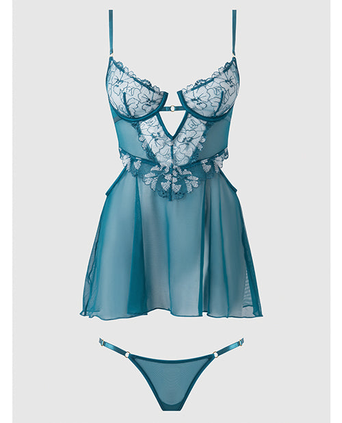Nova Babydoll- Jade Blue