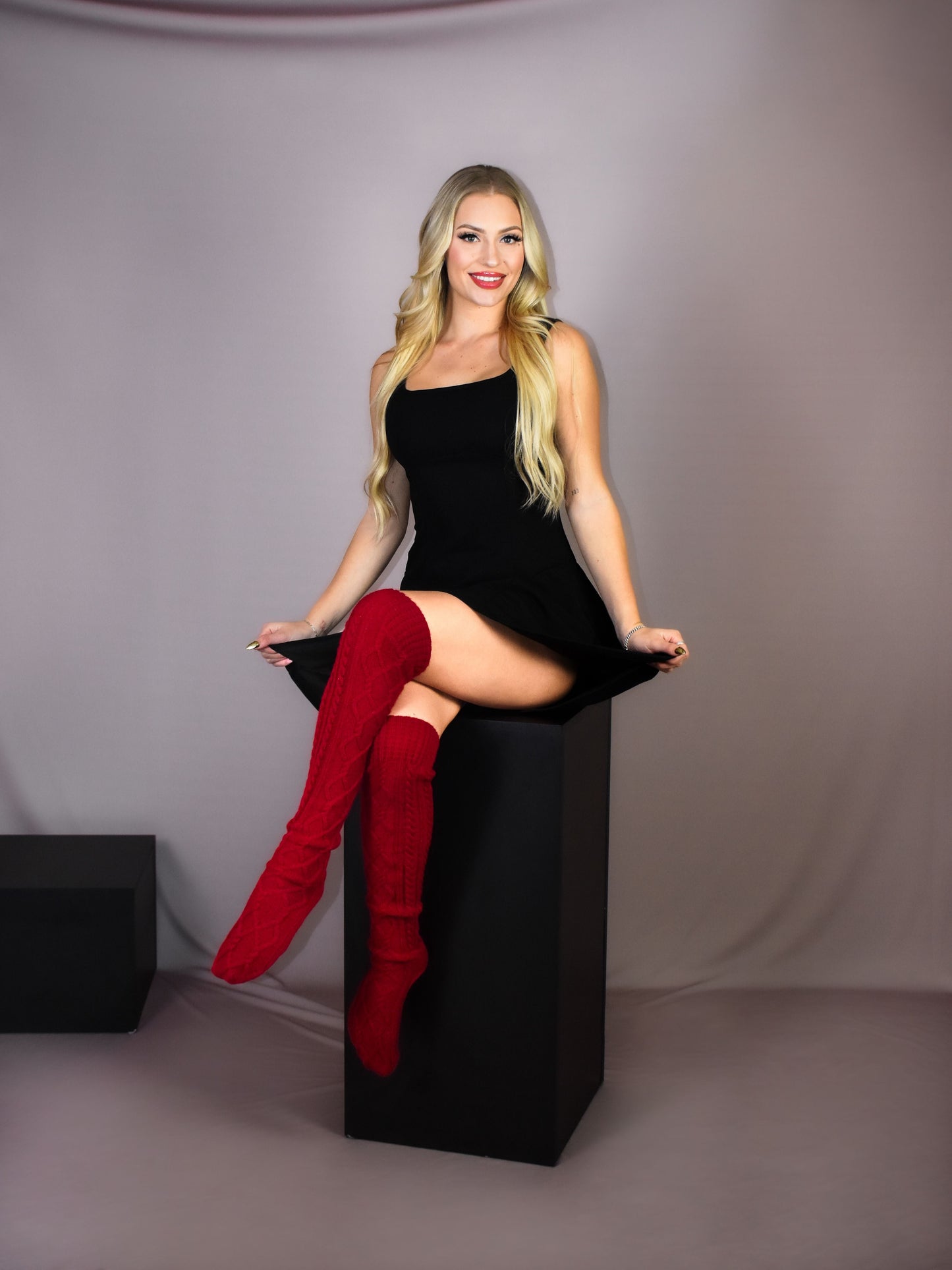 Over The Knee Knit Sweater Socks