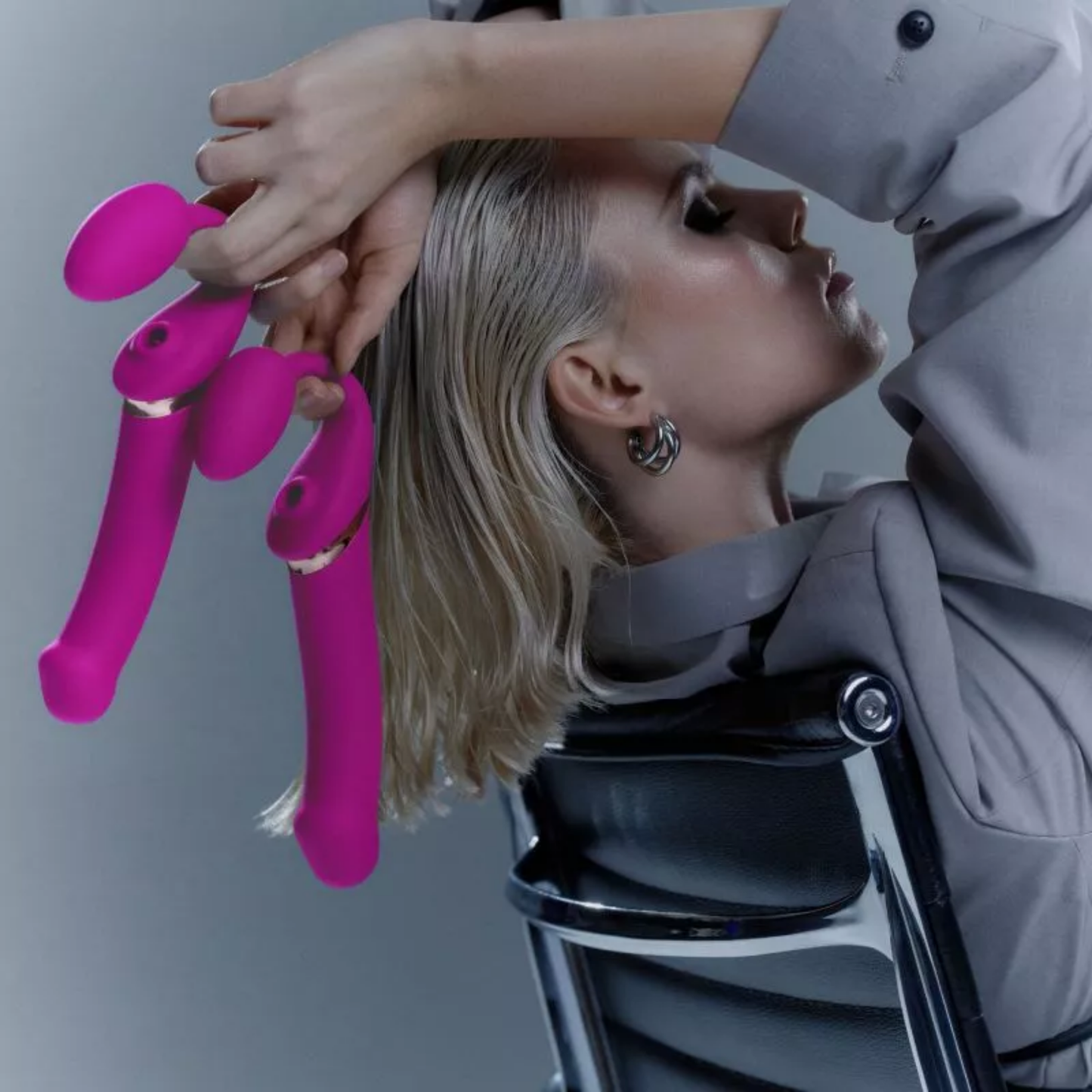 Bendable Multi Orgasm Strapless Strap-On