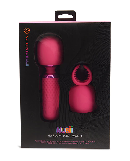 Harlow Mini Wand w/Masturbator Attachment