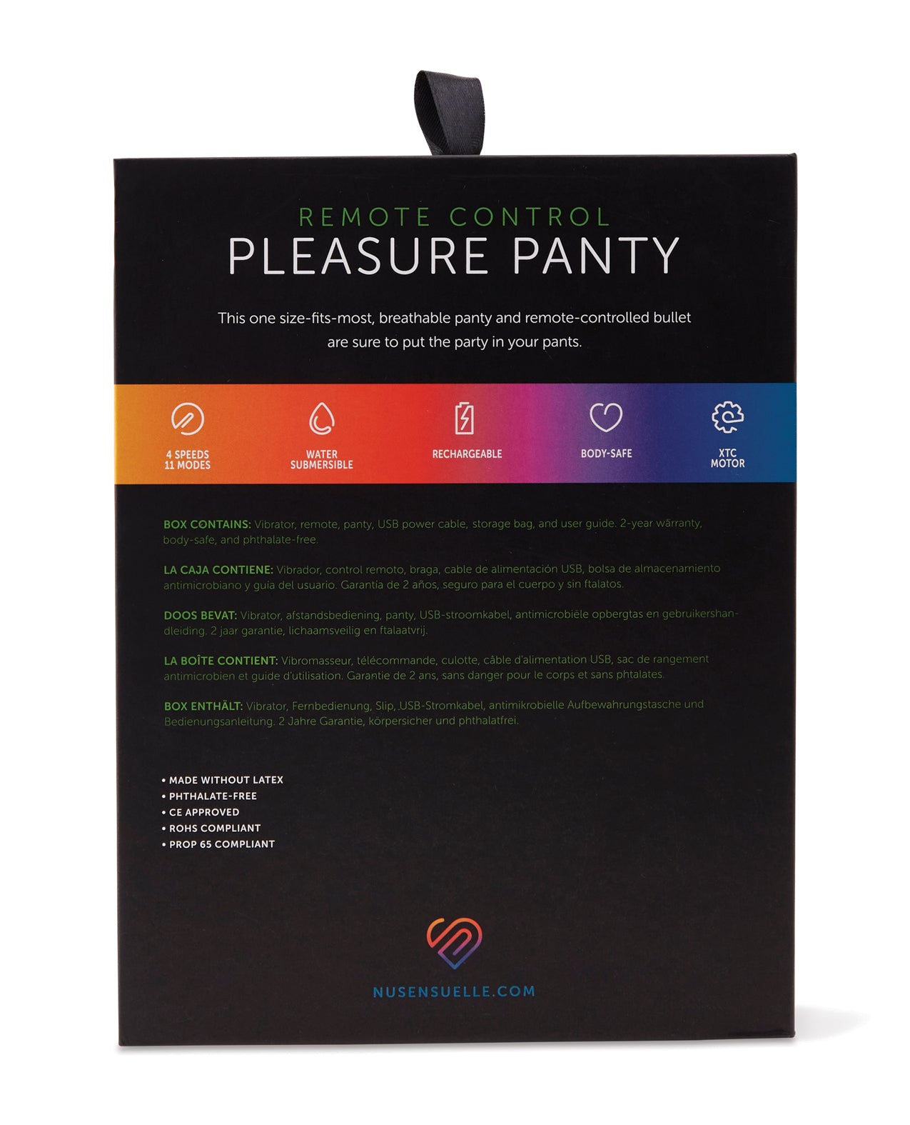 Pleasure Panty Bullet w/Remote Control 15 Function